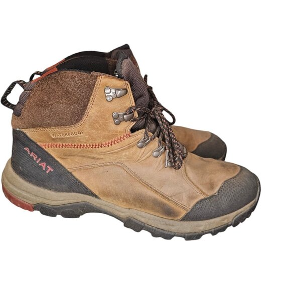 Ariat‎ Mens Size 14 Skyline Mid Goretex Work Boot Waterproof Brown Leather - Picture 2 of 11